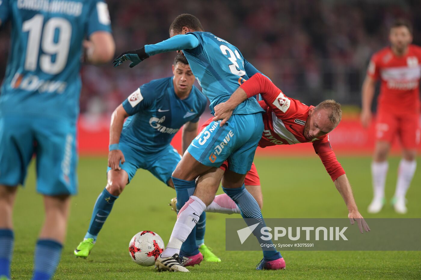 Russian Football Premier League. Spartak vs. Zenit