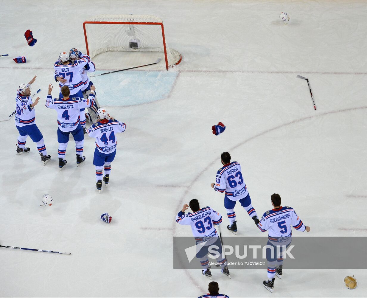 Kontinental Hockey League. Metallurg Magnitogorsk vs. SKA