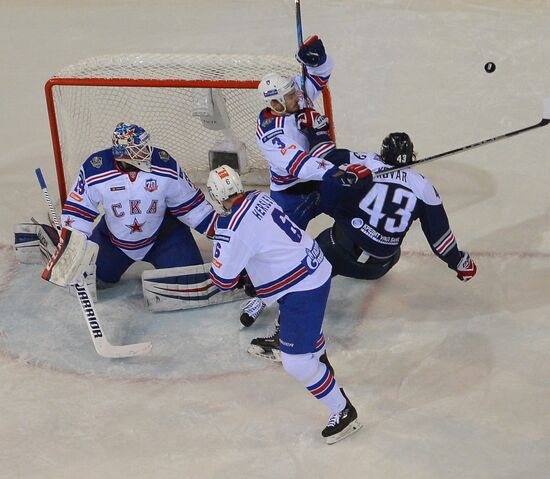 Kontinental Hockey League. Metallurg Magnitogorsk vs. SKA