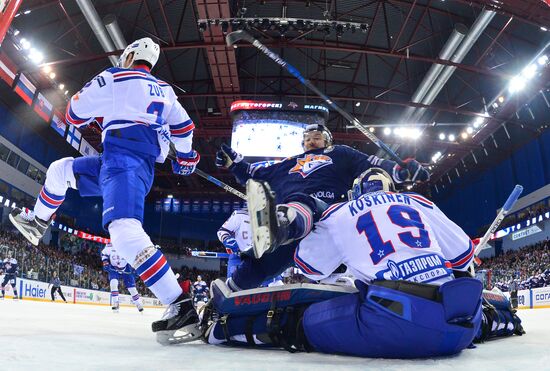 Kontinental Hockey League. Metallurg Magnitogorsk vs. SKA