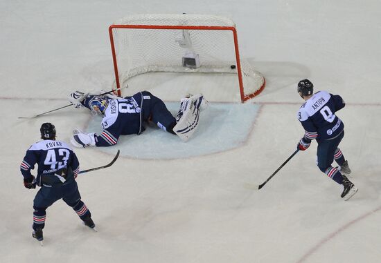 Kontinental Hockey League. Metallurg Magnitogorsk vs. SKA