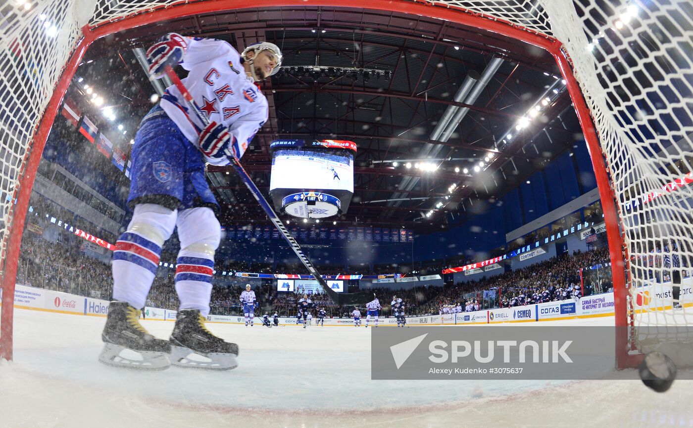 Kontinental Hockey League. Metallurg Magnitogorsk vs. SKA