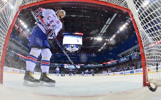 Kontinental Hockey League. Metallurg Magnitogorsk vs. SKA