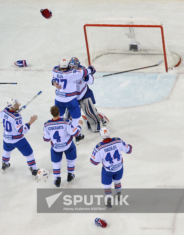 Kontinental Hockey League. Metallurg Magnitogorsk vs. SKA