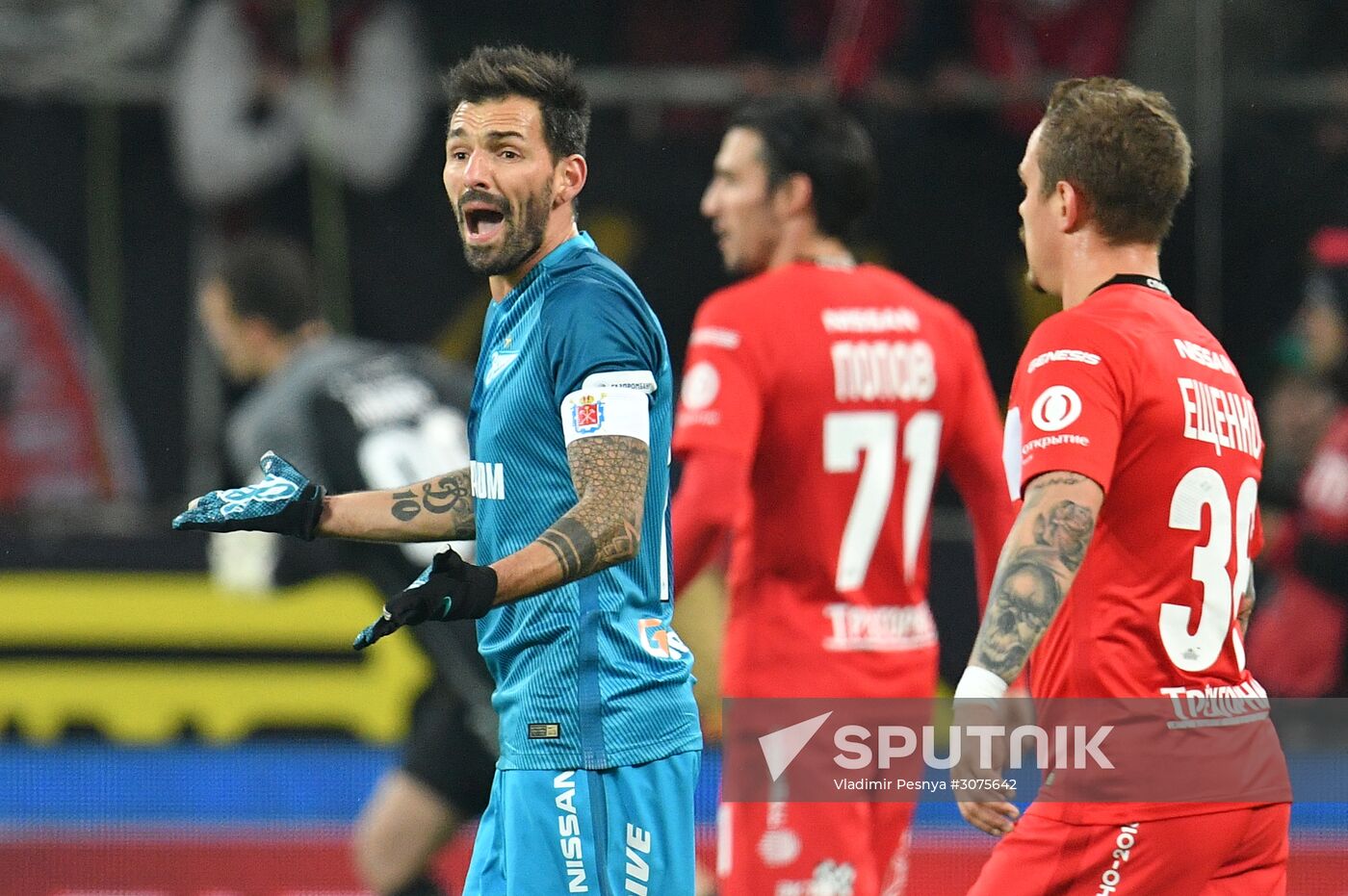 Russian Football Premier League. Spartak vs. Zenit