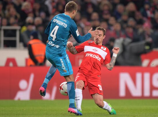 Russian Football Premier League. Spartak vs. Zenit