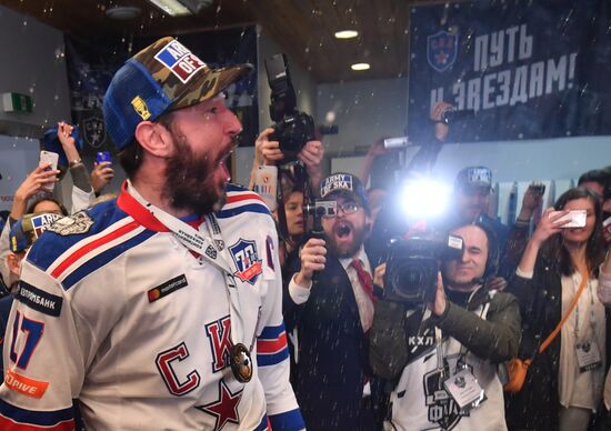 Kontinental Hockey League. Metallurg Magnitogorsk vs. SKA