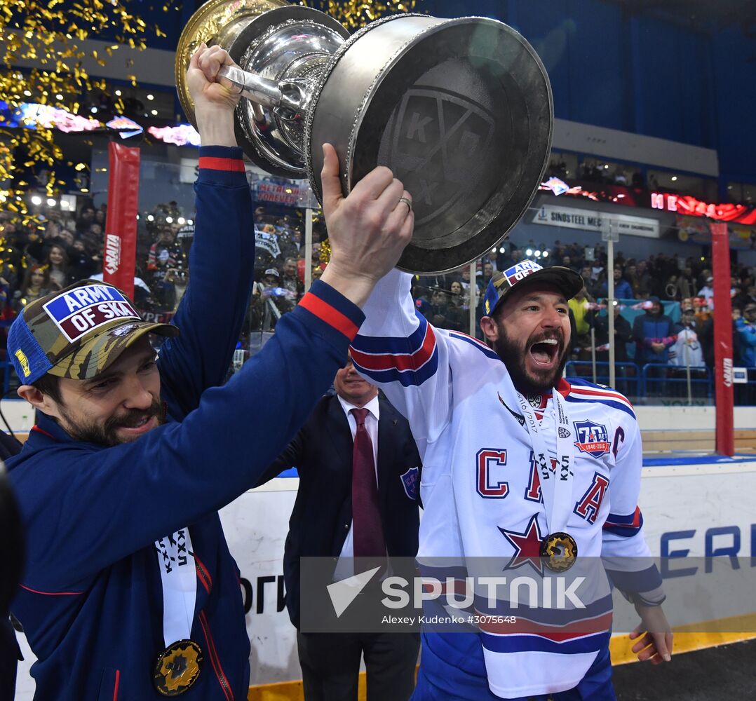 Kontinental Hockey League. Metallurg Magnitogorsk vs. SKA
