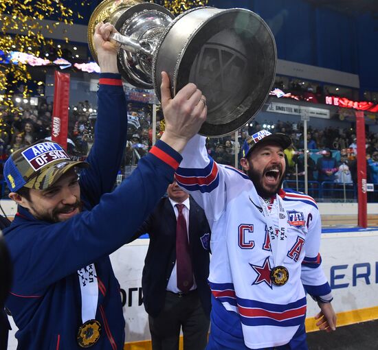 Kontinental Hockey League. Metallurg Magnitogorsk vs. SKA