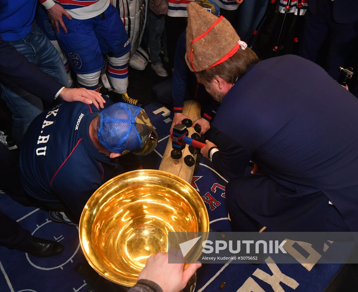 Kontinental Hockey League. Metallurg Magnitogorsk vs. SKA