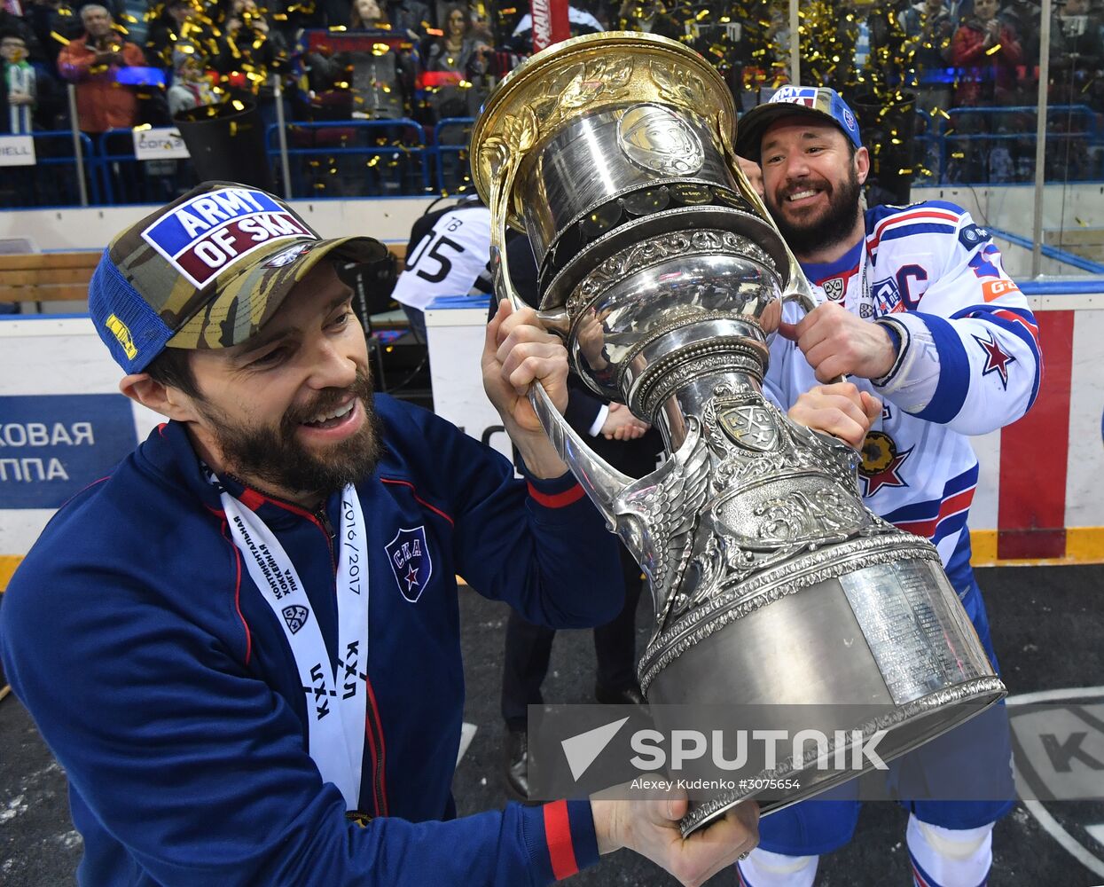 Kontinental Hockey League. Metallurg Magnitogorsk vs. SKA