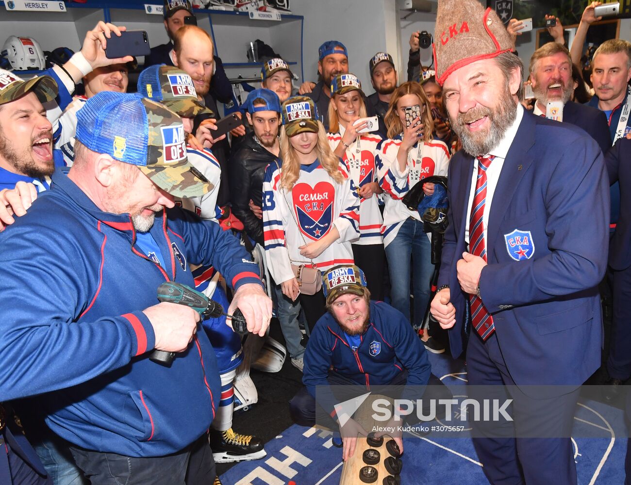 Kontinental Hockey League. Metallurg Magnitogorsk vs. SKA