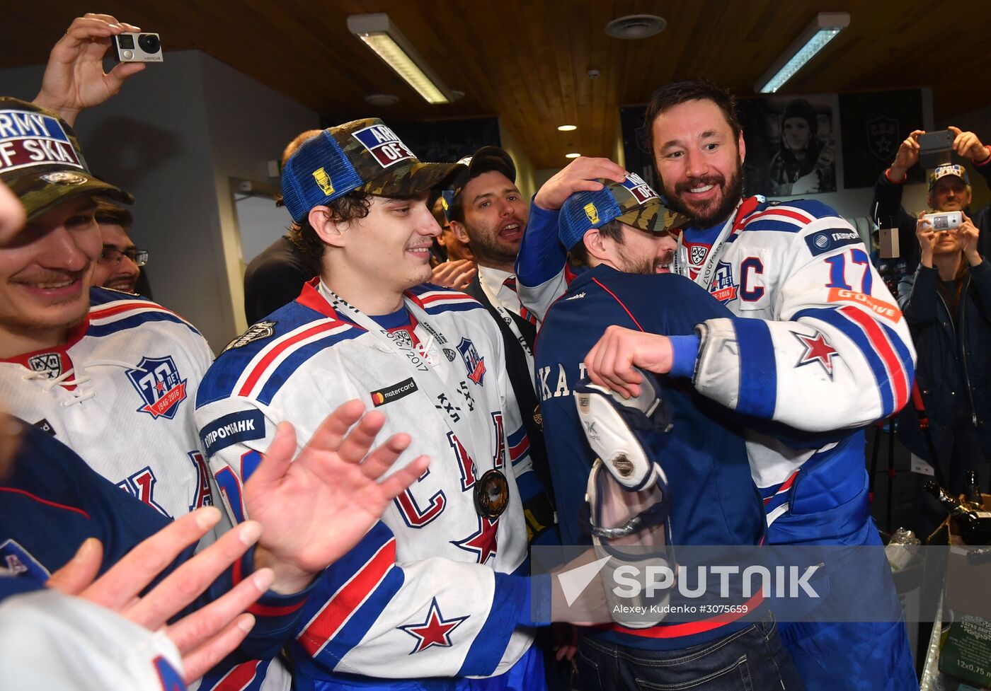 Kontinental Hockey League. Metallurg Magnitogorsk vs. SKA