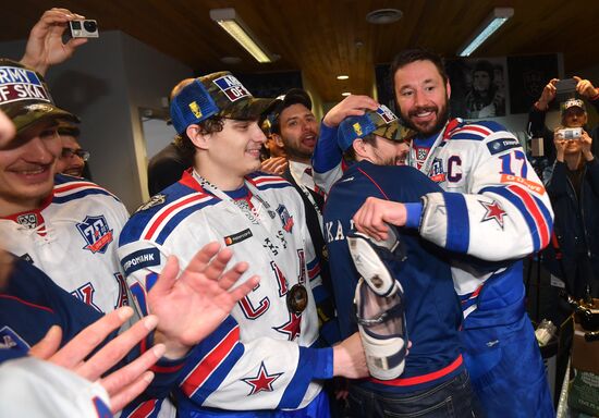 Kontinental Hockey League. Metallurg Magnitogorsk vs. SKA