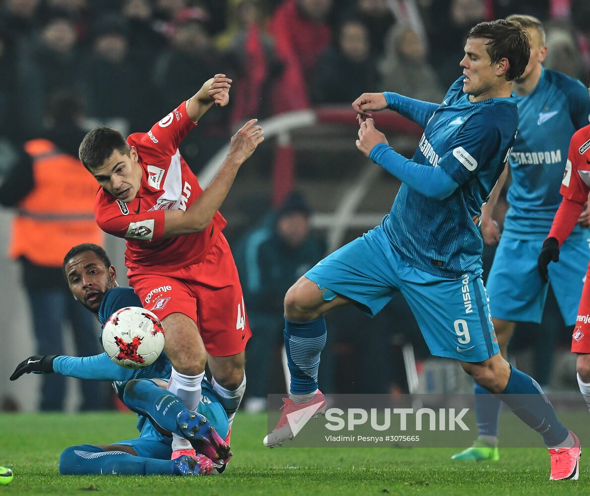 Russian Football Premier League. Spartak vs. Zenit