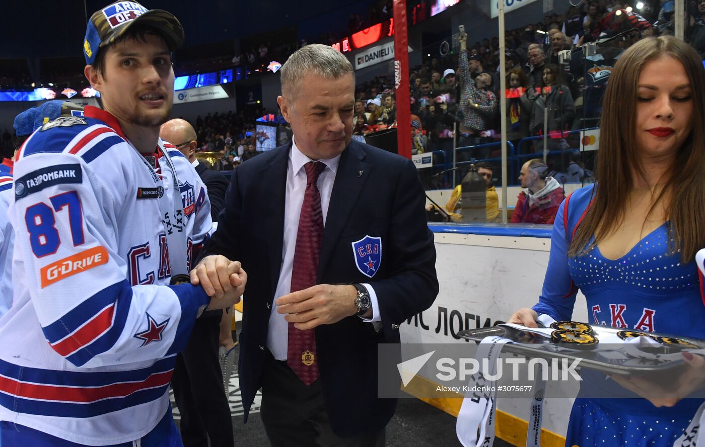Kontinental Hockey League. Metallurg Magnitogorsk vs. SKA