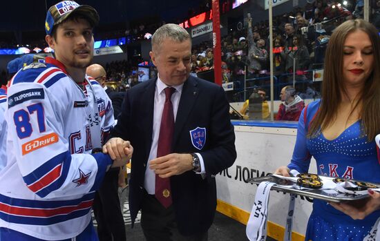 Kontinental Hockey League. Metallurg Magnitogorsk vs. SKA