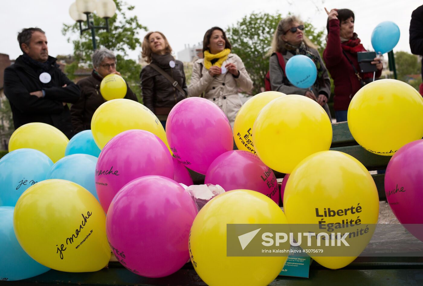 Electoral campaign in Paris