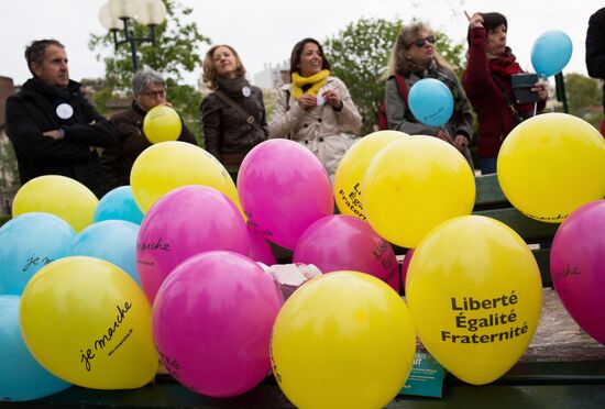 Electoral campaign in Paris