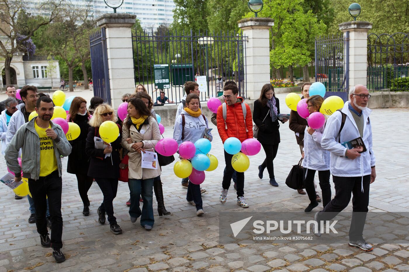 Electoral campaign in Paris