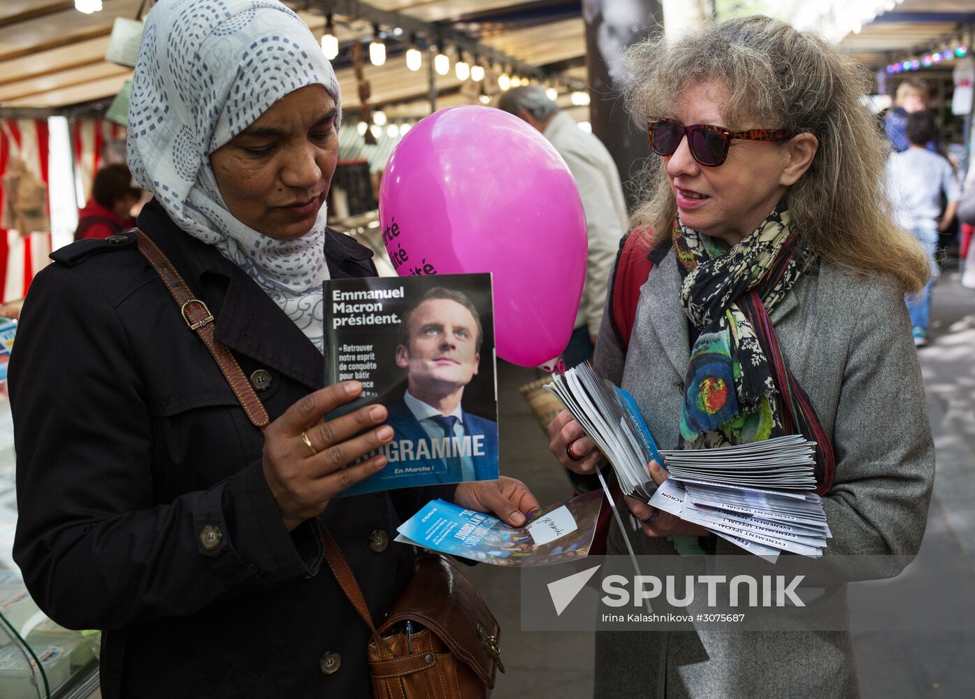 Electoral campaign in Paris