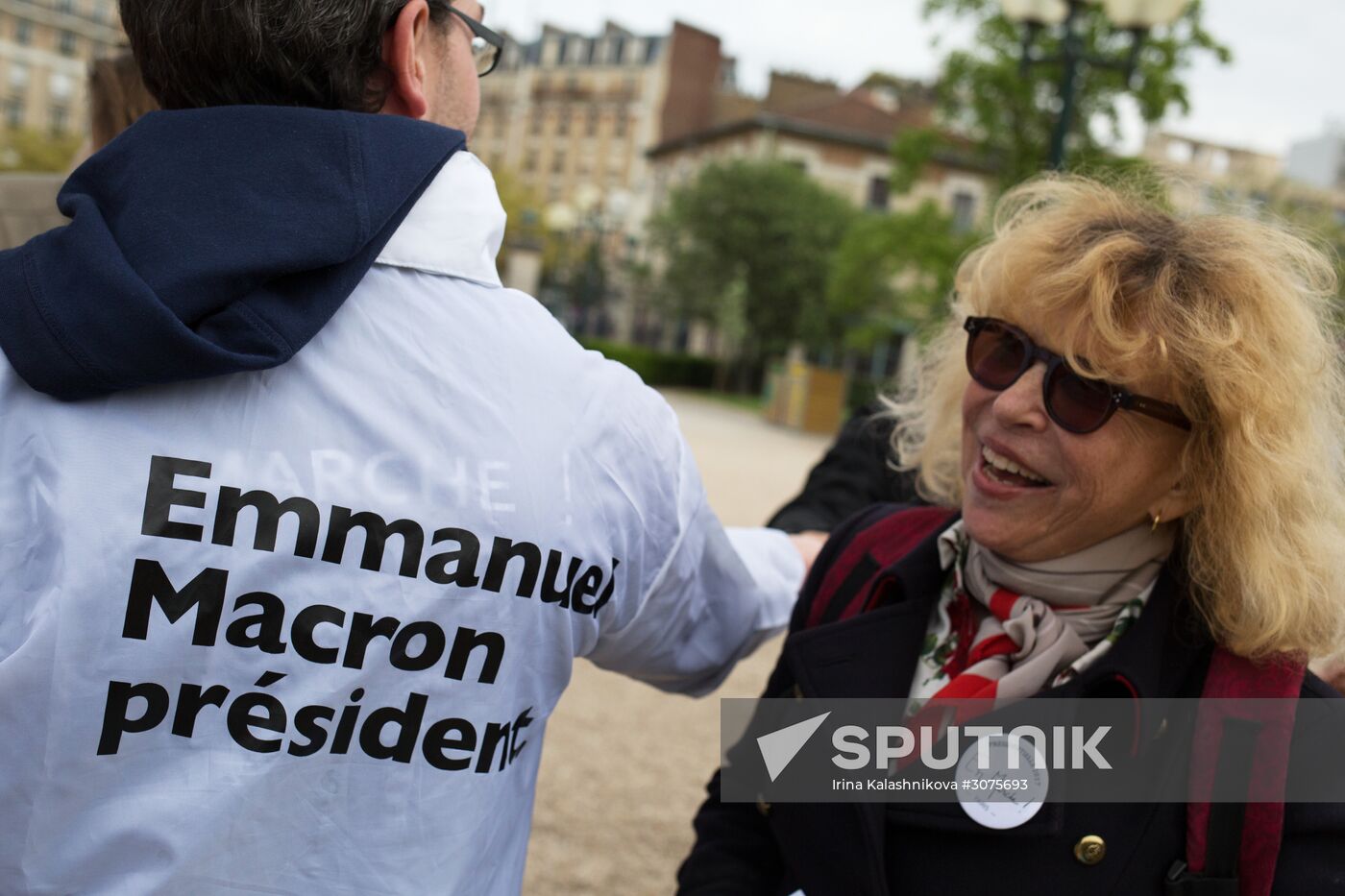 Electoral campaign in Paris