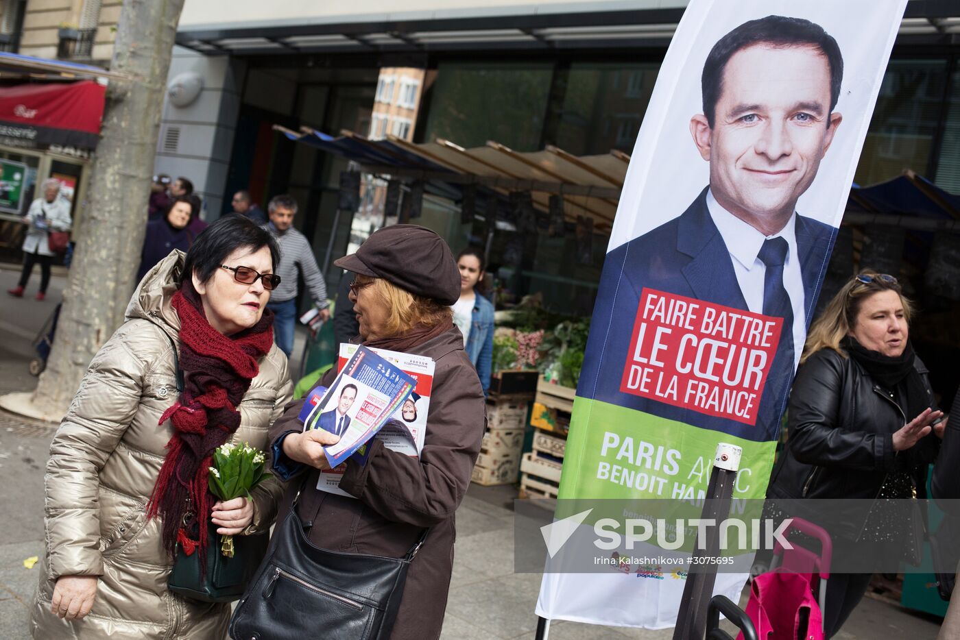 Electoral campaign in Paris