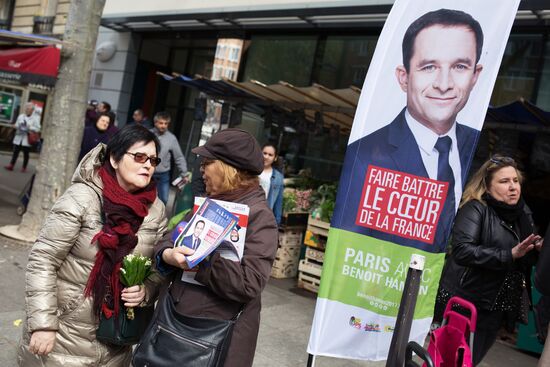 Electoral campaign in Paris