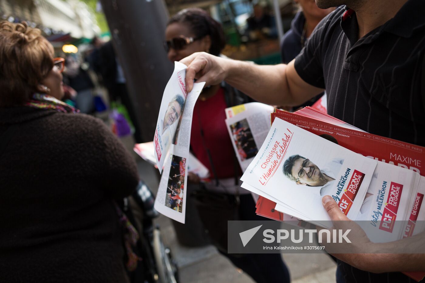 Electoral campaign in Paris