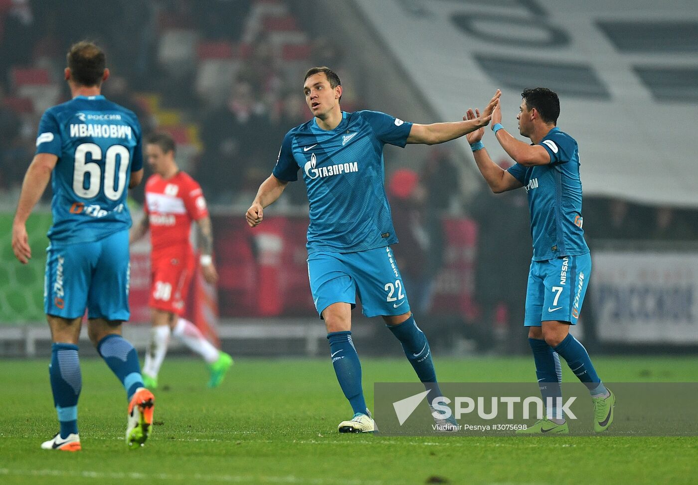 Russian Football Premier League. Spartak vs. Zenit