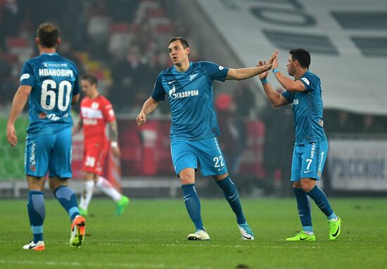 Russian Football Premier League. Spartak vs. Zenit