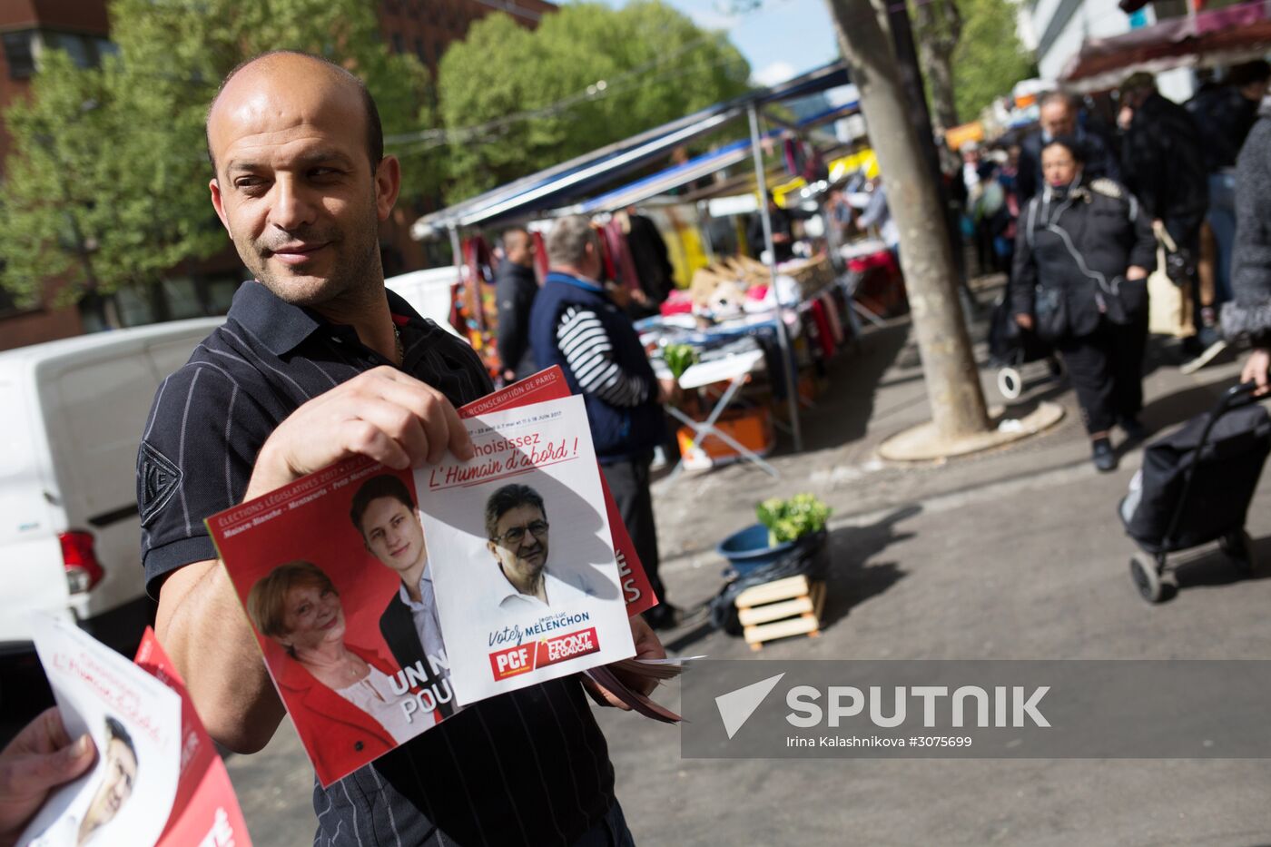 Electoral campaign in Paris