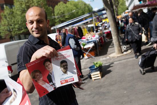 Electoral campaign in Paris