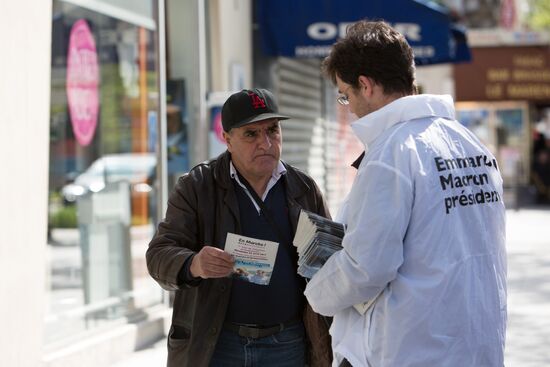 Electoral campaign in Paris