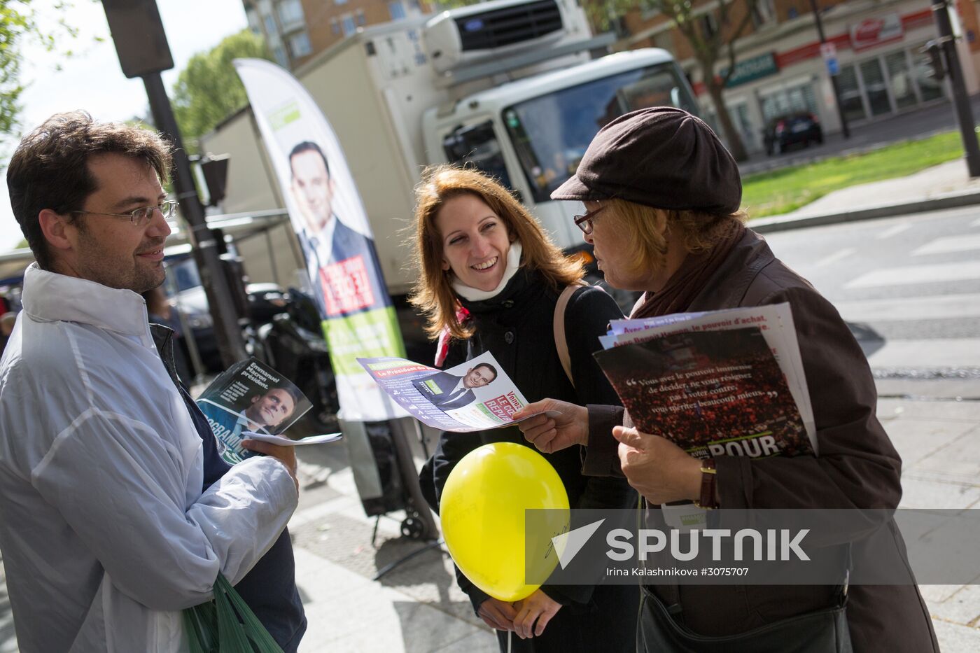 Electoral campaign in Paris