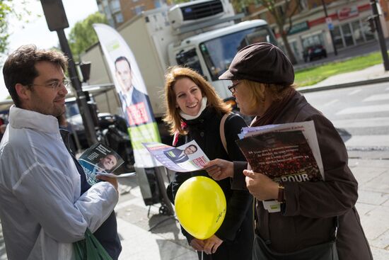 Electoral campaign in Paris