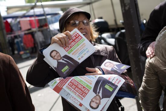 Electoral campaign in Paris