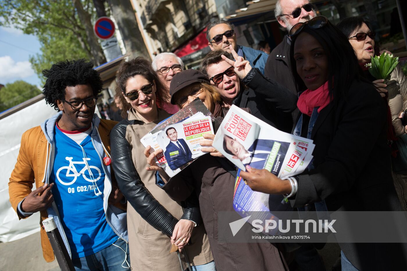 Electoral campaign in Paris