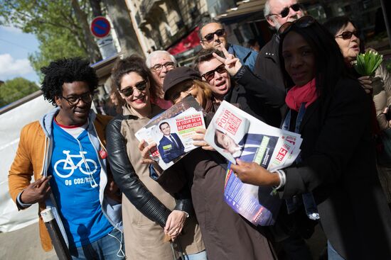 Electoral campaign in Paris