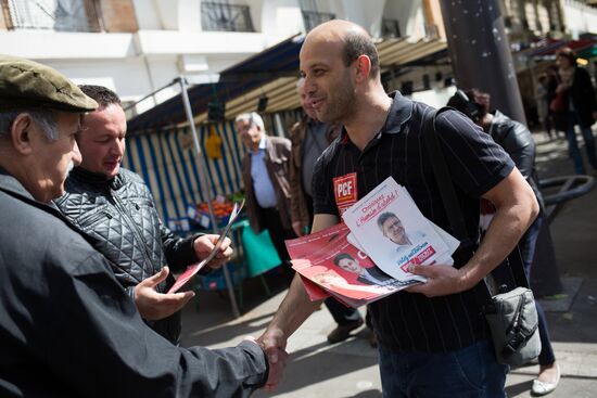 Electoral campaign in Paris
