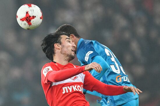 Russian Football Premier League. Spartak vs. Zenit