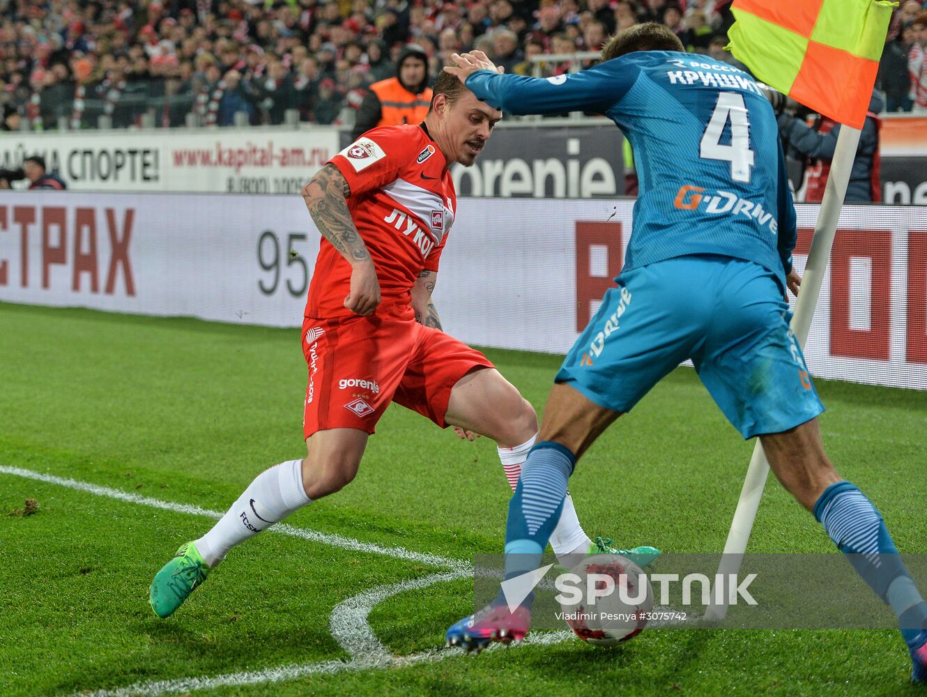 Russian Football Premier League. Spartak vs. Zenit