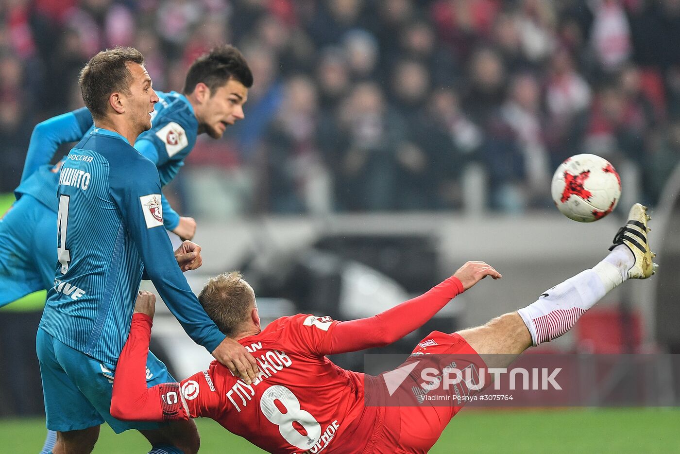 Russian Football Premier League. Spartak vs. Zenit