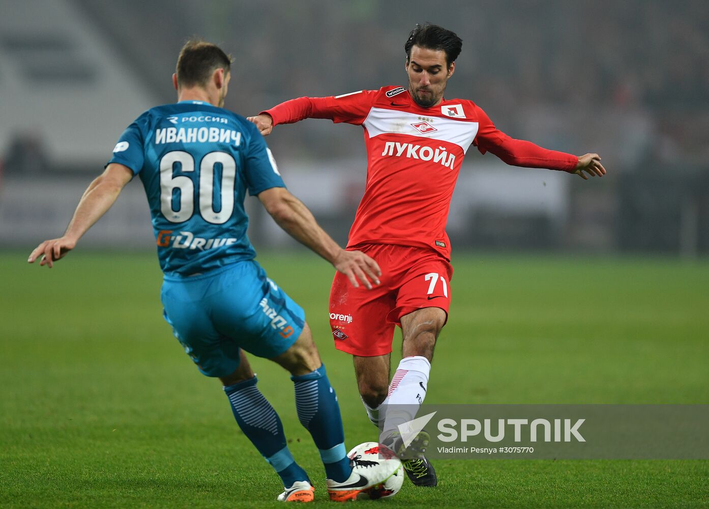 Russian Football Premier League. Spartak vs. Zenit