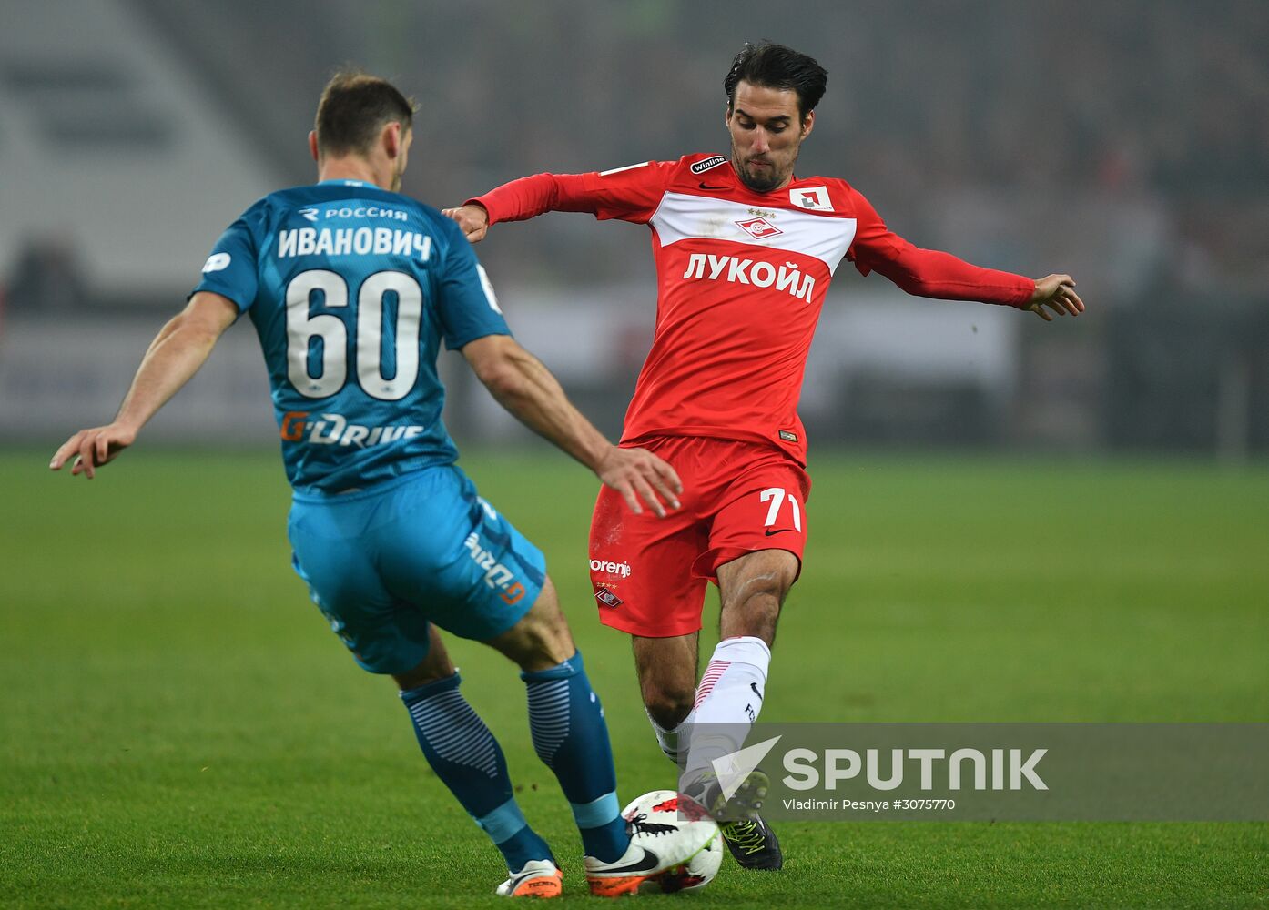 Russian Football Premier League. Spartak vs. Zenit