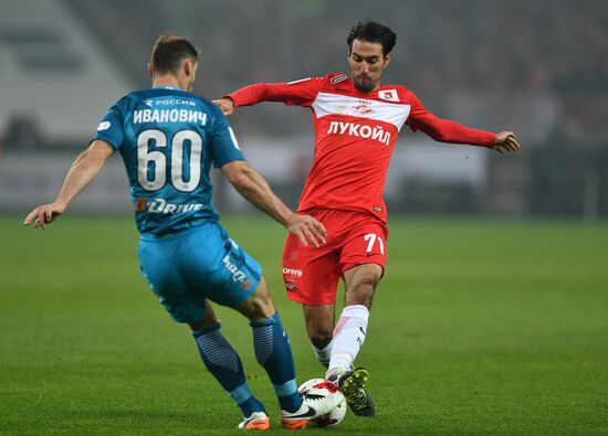 Russian Football Premier League. Spartak vs. Zenit