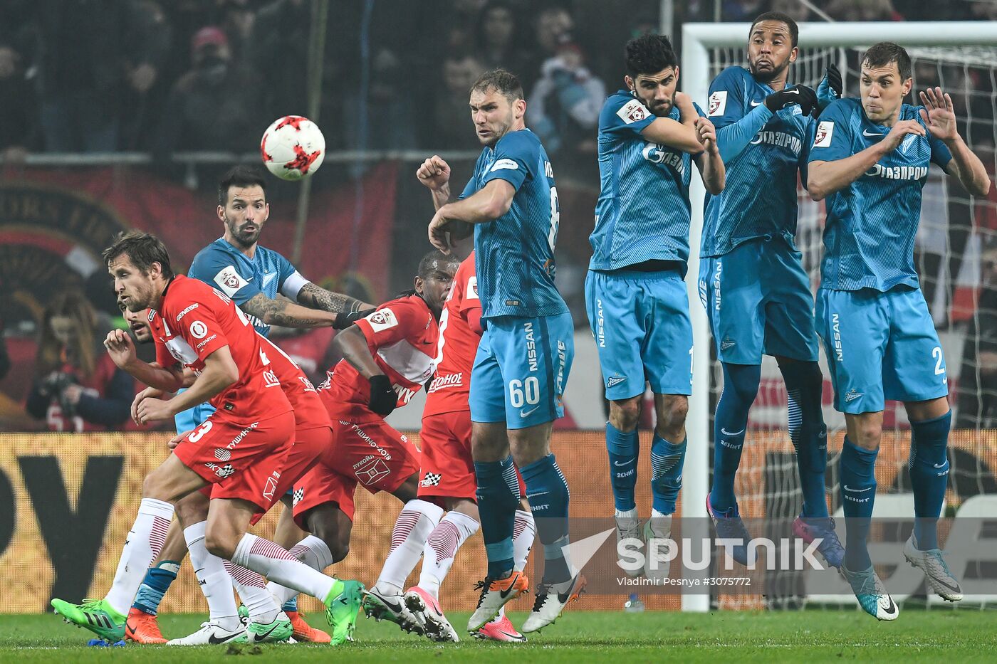 Russian Football Premier League. Spartak vs. Zenit