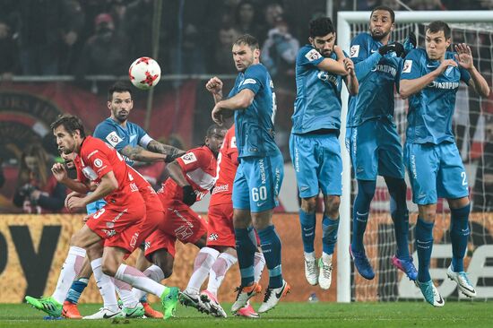 Russian Football Premier League. Spartak vs. Zenit