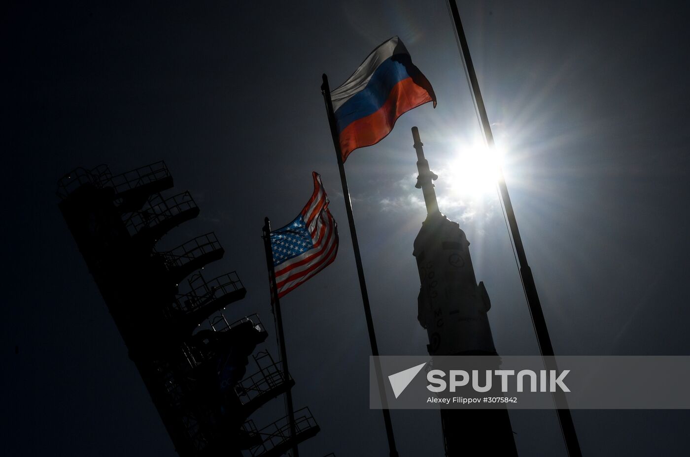 Soyuz FG carrier rocket with Soyuz MS-04 manned spacecraft moved to launch pad