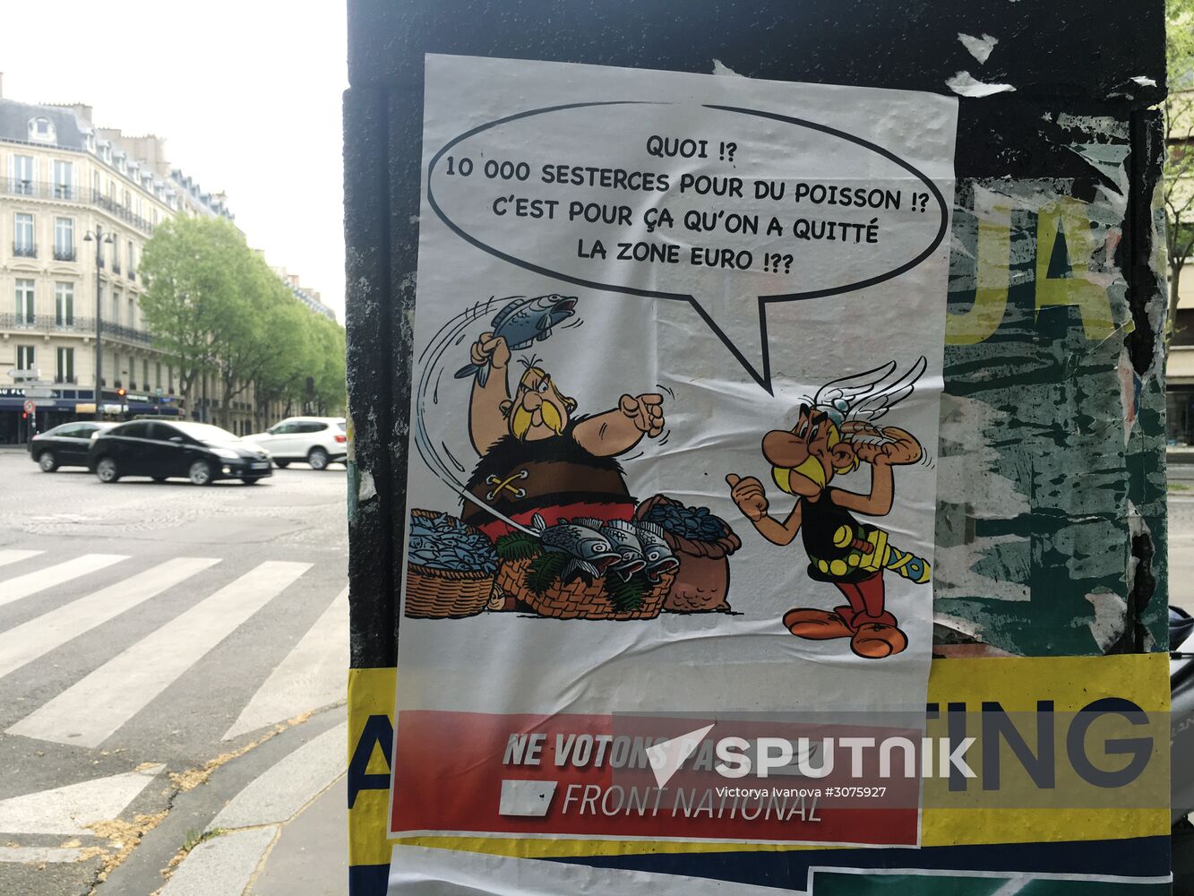 Election campaign in Paris